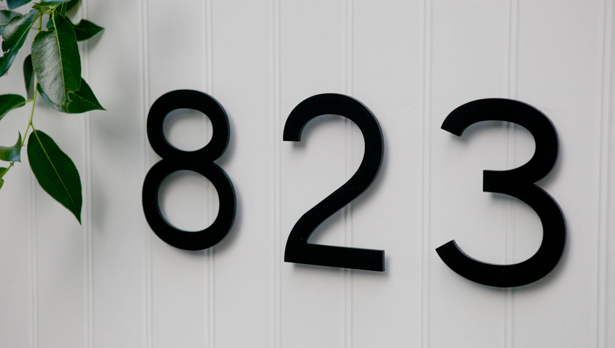 Craftsman house numbers